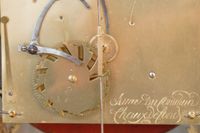 A small Swiss Louis XVI ebonised quarter striking bracket clock, DuComun, circa 1780 - image 5