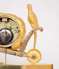 A rare French Empire ormolu and bronze ‘au bon sauvage’ mantel clock Lesieur à Paris, circa 1800 - image 4
