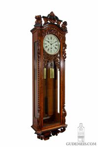 An impressive English oak longcase regulator, Armstrong Manchester circa 1880 - image 4
