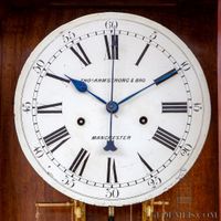 An impressive English oak longcase regulator, Armstrong Manchester circa 1880 - image 5