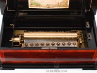 A Swiss rosewood eight air cylinder music box by Rivenc, circa 1880. - image 5