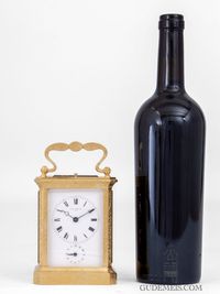 An early French carriage clock with chaff cutter escapement, Paul Garnier. - image 9