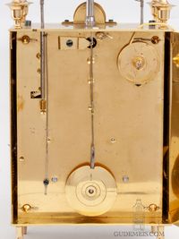 A French brass Capucine travel clock with strike and alarm, Ballif A Toulouse, circa 1800. - image 10