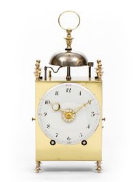 Eine französische Messing-'Capucine'-Reiseuhr mit Schlagwerk, Repetition und Wecker, ca. 1790. - image 2