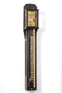 Une horloge murale japonaise "shaku dokei" avec carillon, vers 1850. - image 1