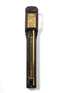 Une horloge murale japonaise "shaku dokei" avec carillon, vers 1850. - image 2