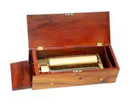 An early Swiss key-wound two per turn cylinder music box, Epee, circa 1845 - image 1