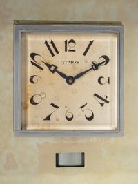 A French Art Deco mirror glass Reutter Patent atmos clock, model A3, circa 1933. - image 3
