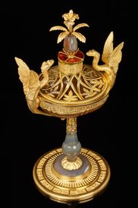 Pair of Russian mounted agate coupes, Saint Petersburg - image 2