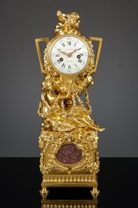 Franse Louis XVI pendule, Le Roy - afbeelding 2