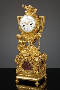 Franse Louis XVI pendule, Le Roy - afbeelding 1