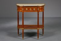 Paar Franse Louis XVI consoles dessertes - afbeelding 3