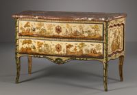 Provencal Louis XV Lacca Povera Commode - image 1