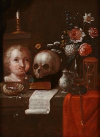 Northern-Italian School: Vanitas Still Life - image 1