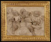 Pair of terracotta Louis XVI plaquettes,  attributed to Gilles-Lambert Godecharle - image 2