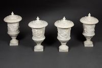 Four Dutch Louis XIV sculptural marble vases - image 3