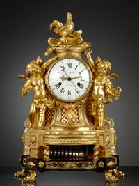 French Louis XVI Musical Mantel Clock - image 2