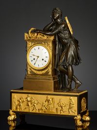 Franse Empire pendule, voorstellende Orpheus - afbeelding 1