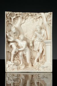 German Ivory Relief depicting Susanna and the Elders Attributed to Antonio Leoni - image 2