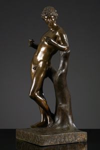 French Bronze Statue of Apollo after François Duquesnoy - image 1