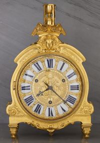 French Régence Pendule de Cartonnier - image 1