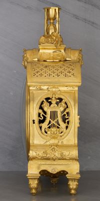 French Régence Pendule de Cartonnier - image 2