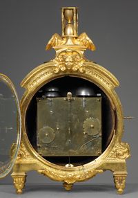 French Régence Pendule de Cartonnier - image 3