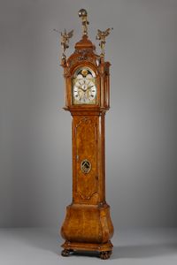 Amsterdam musical longcase clock, Johannes Uswald - image 1