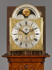 Amsterdam musical longcase clock, Johannes Uswald - image 2