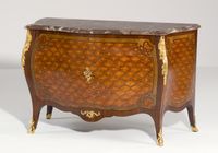 Hollands Transition ensemble van een commode en een secrétaire à abattant - afbeelding 2