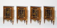 Dutch Louis XVI Ensemble, Consisting of a Commode and four Corner Cabinets - image 3