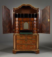 Een Belangrijk Hollands Schrijfmeubel, ca. 1740 - afbeelding 3