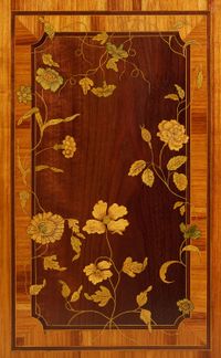 Dutch Transition Commode with Marquetry - image 2
