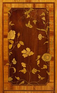 Dutch Transition Commode with Marquetry - image 3