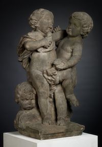 Dutch Louis XIV Sandstone Garden Sculpture - image 1