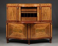 English George III Writing Cabinet - image 2