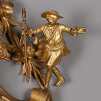 Large Dutch Louis XVI wooden cartel clock - image 3