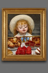 Victor Tortez (1843-1890), het meisje in de patisserie - afbeelding 2