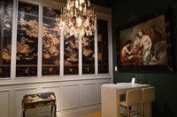 Japanese Six-fold Lacquered Screen - image 1