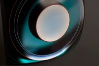 Laszlo Lukacsi (Hungarian, b.1961) 'Sea Eye' Laminated Glass Sculpture - image 3