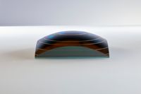 Laszlo Lukacsi (Hungarian, b.1961) 'Sea Eye' Laminated Glass Sculpture - image 5
