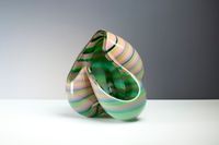 Barbara Nanning (Amsterdam 1957), glass object sculptural bowl - image 1