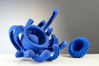 Barbara Nanning, unique ceramic sculpture, 'Hydras', 1997. - image 3