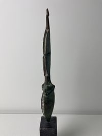 Pierre Lumey, patinated bronze sculpture titled 'Zuidenwind', 1987 - image 7