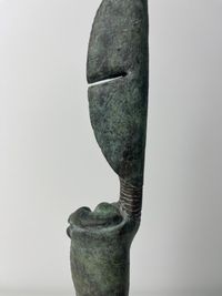Pierre Lumey, patinated bronze sculpture titled 'Zuidenwind', 1987 - image 5