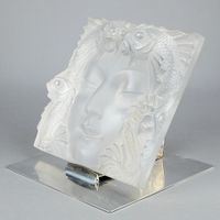 R. Lalique, Wall relief 'Masque de Femme N°2', design 1935, by Lalique - image 2