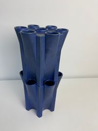 Jan van der Vaart, Blue glazed multiple tulipetower, design 1989, executed 1990 - image 1