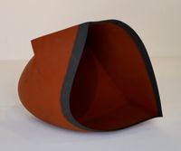Wouter Dam, (1995), sculptural terracotta object with black edge, 1995 - image 6