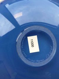 A.D.Copier, wide blue bowl, manufactured by Lino Tagliapietra and Bernard Heesen, 1990. - image 9