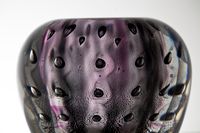 A.D. Copier, Unique thick glass bowl with antimony crackle, Glass factory Leerdam, 1949 - image 2